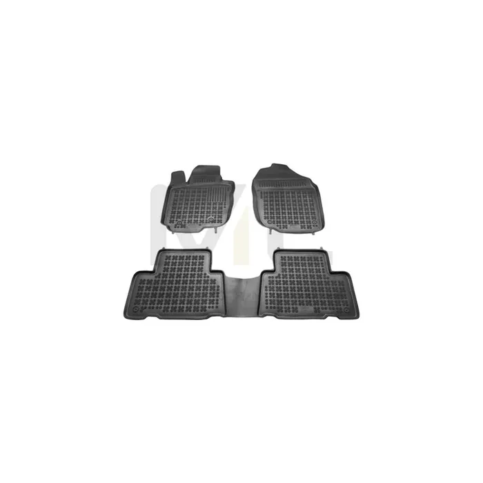 REZAW PLAST Tailored 201406 Floor mat set for TOYOTA RAV4 III Off-Road (XA30) Elastomer, Front and Rear, Quantity 3, Black