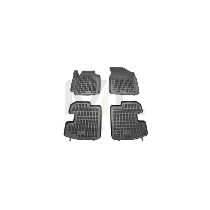 REZAW PLAST Tailored 201417 Floor mat set for TOYOTA Yaris I Hatchback (P1) Elastomer, Front and Rear, Quantity 4, Black