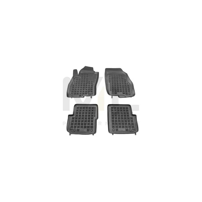 REZAW PLAST Tailored 201508 Floor mat set Elastomer, Front and Rear, Quantity 3, Black