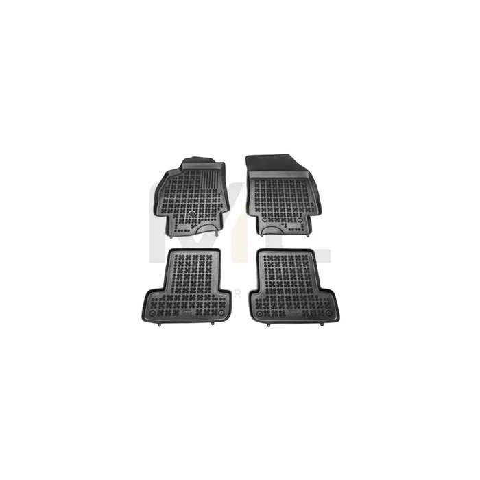 REZAW PLAST Tailored 201902 Floor mat set for RENAULT MEGANE Elastomer, Front and Rear, Quantity 4, Black