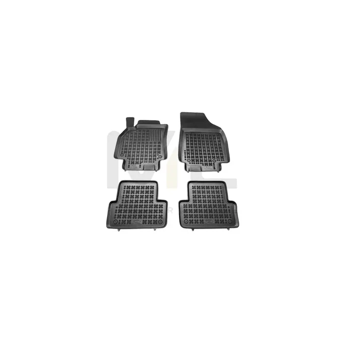 REZAW PLAST Tailored 201910 Floor mat set for RENAULT Fluence (L3_) Elastomer, Front and Rear, Quantity 4, Black