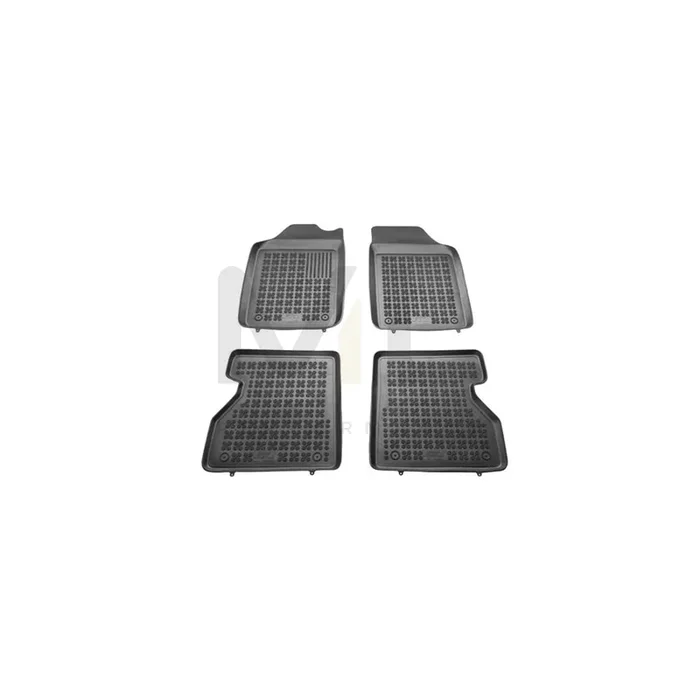 REZAW PLAST Tailored 201913 Floor mat set for RENAULT Kangoo I (KC) Elastomer, Front and Rear, Quantity 4, Black