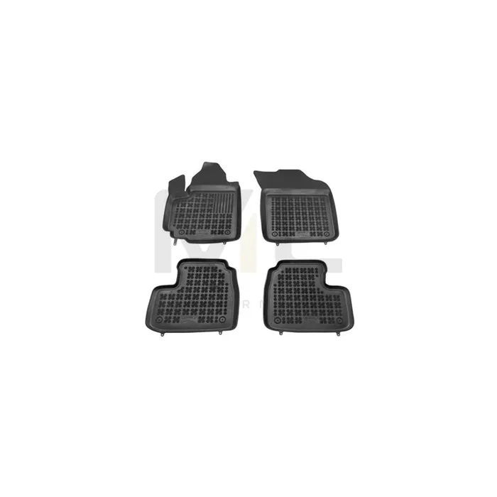 REZAW PLAST Tailored 202205 Floor mat set for SUZUKI Swift III Hatchback (MZ, EZ) Elastomer, Front and Rear, Quantity 4, Black