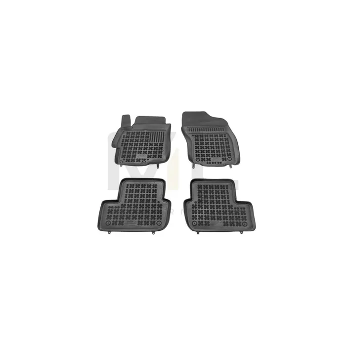 REZAW PLAST Tailored 202305 Floor mat set for MITSUBISHI LANCER Elastomer, Front and Rear, Quantity 4, Black
