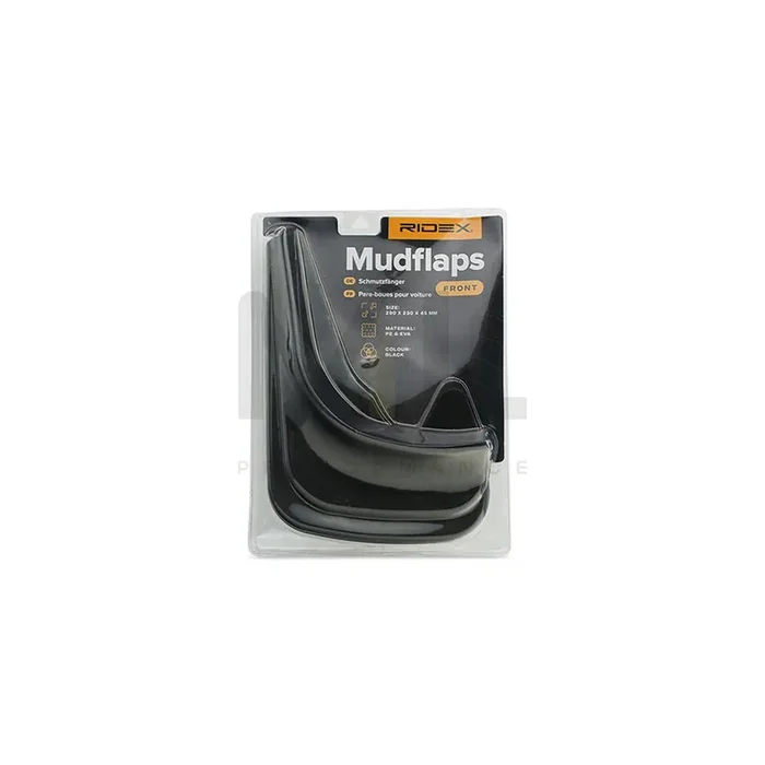 RIDEX 1715A0016 Mudflap both sides, Front, EVA foam, Polyester