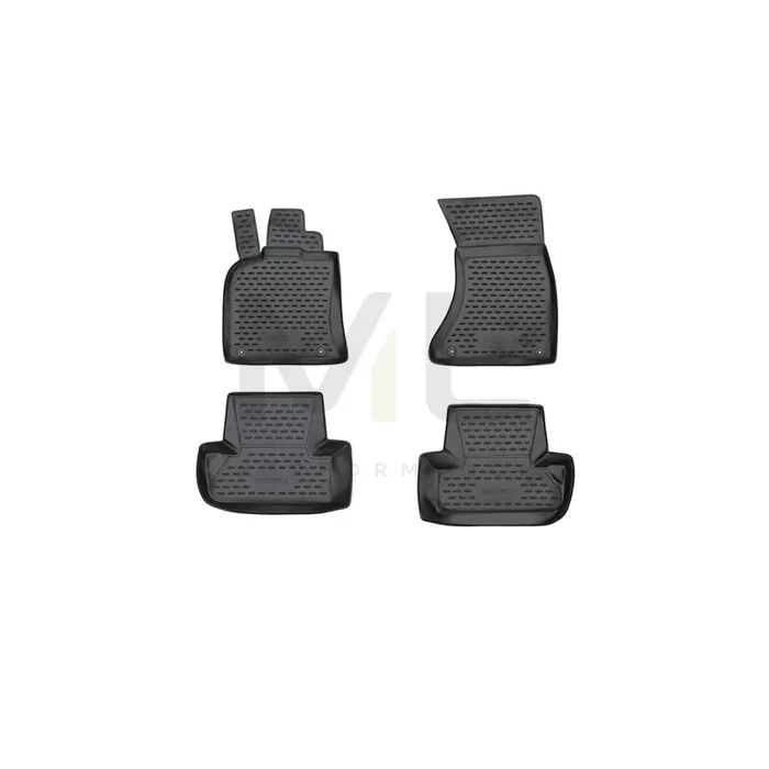 RIDEX Tailored 215A0753 Floor mat set for AUDI Q5 (8RB) Elastomer, Front and Rear, Quantity 4, Black