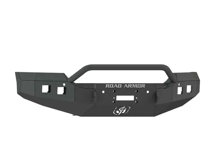 Road Armor 15-19 GMC 2500 Stealth Front Winch Bumper w/Pre-Runner Guard – Tex Blk