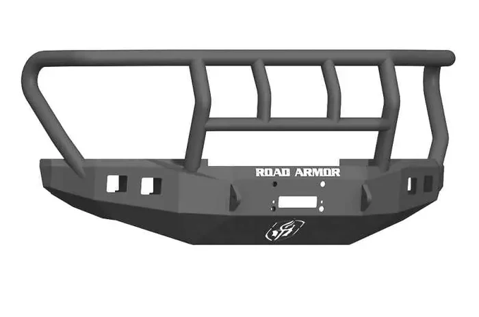 Road Armor 17-20 Ford F-250 Stealth Wide Fender Front Winch Bumper w/Titan II Guard – Tex Blk