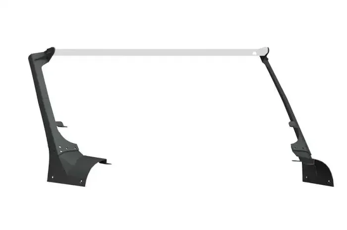 Road Armor 18-20 Jeep Wrangler JL Stealth A-Pillar Light Mounts 51.5in w/Lower Mount – Tex Blk