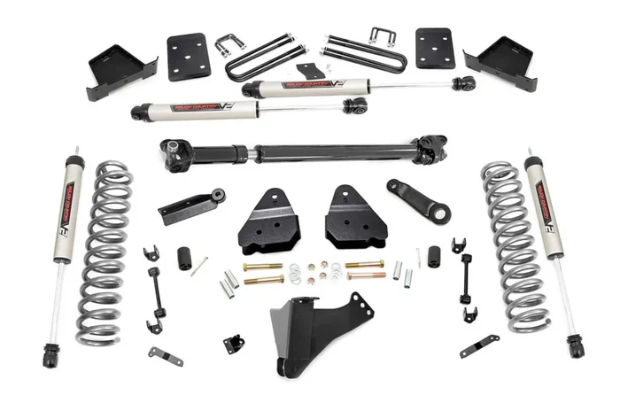 Rough Country 4.5 in. Lift Kit, D/S, V2 for Ford Super Duty 4WD 17-22 – 55071