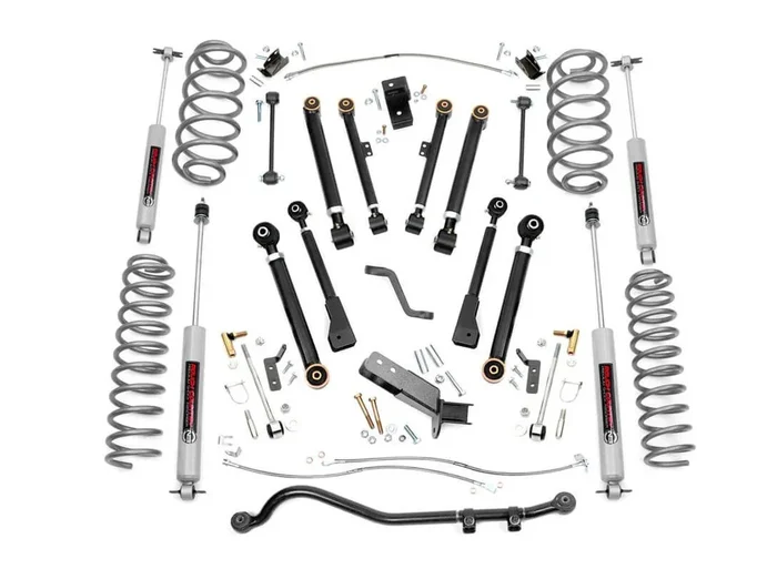 Rough Country 4 in. Lift Kit, X-Series for Jeep Wrangler TJ 4WD 97-06 – 66130