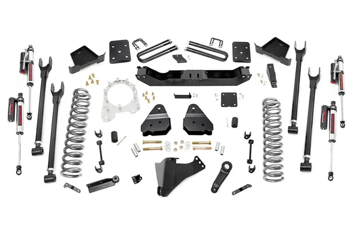Rough Country 6 in. Lift Kit, 4-Link, OVLD, Vertex for Ford F-250/350 Super Duty 14-18 – 56050