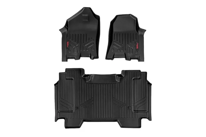 Rough Country Floor Mats, Front/Rear for Ram 1500 19-23/1500 TRX 21-23 – M-31412