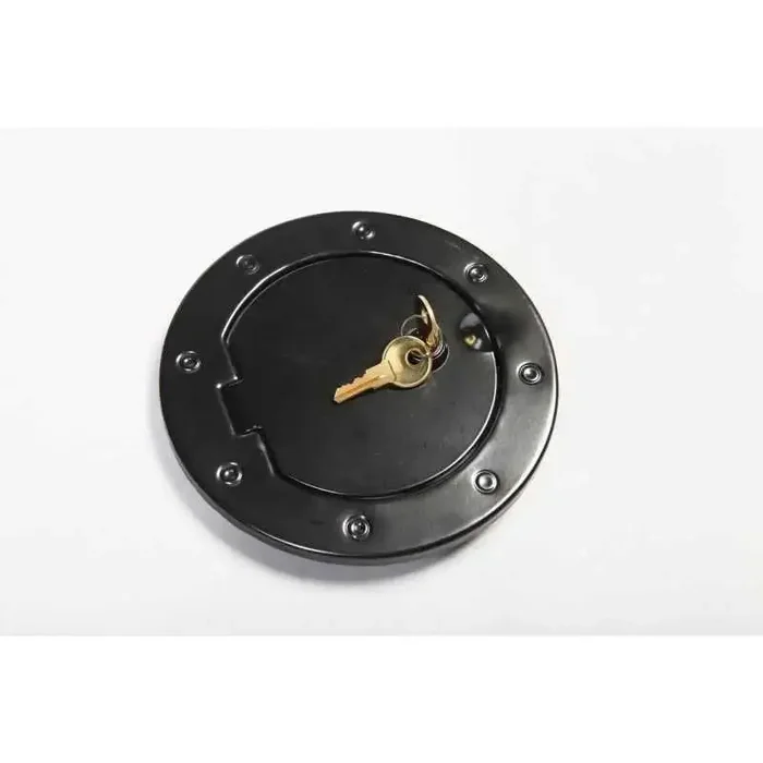 Rugged Ridge 07-18 Jeep Wrangler JK Black Locking Gas Cap Door