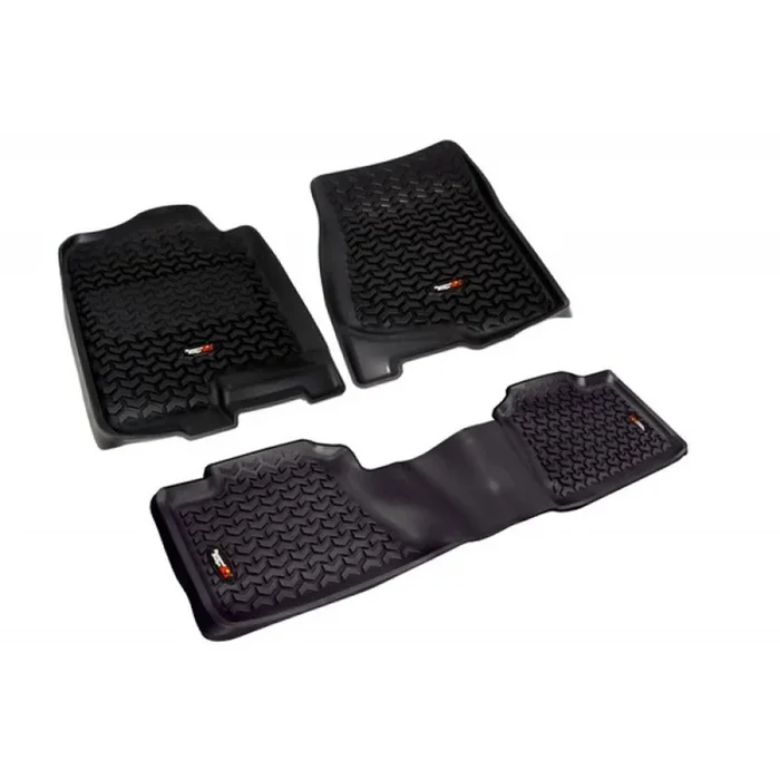 Rugged Ridge Chevrolet Silverado 1500 All Terrain Floor Liner – 82989.01; Black