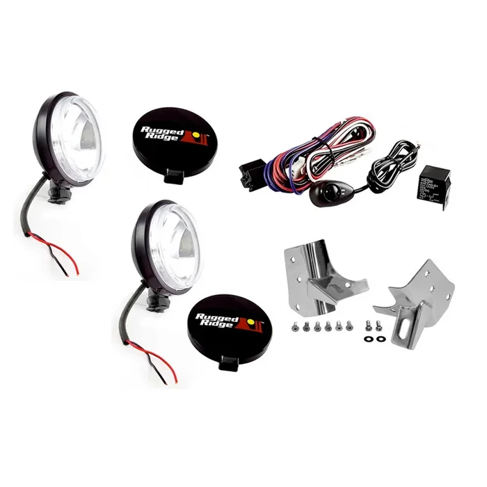 Rugged Ridge Jeep Wrangler Windshield Light Mount Kit – 12495.07