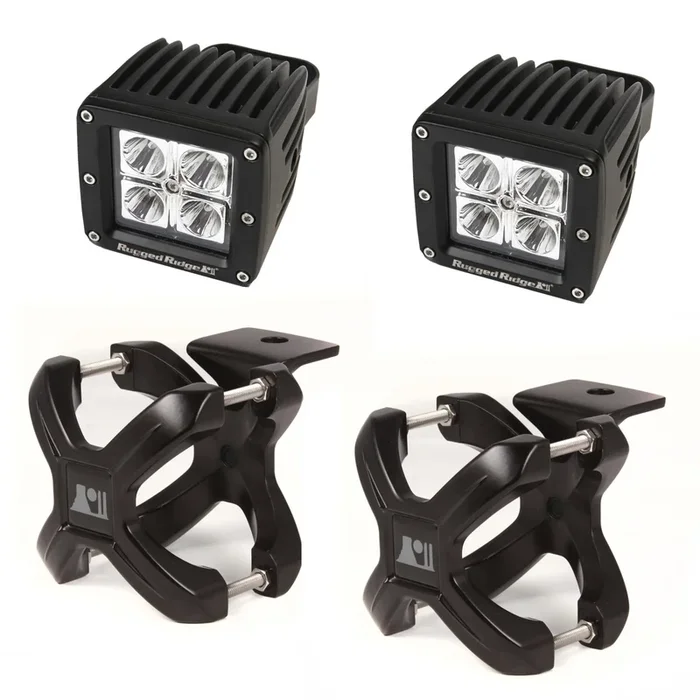 Rugged Ridge X-Clamp And LED Light Kit – 15210.22