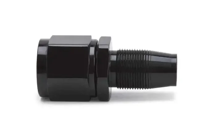 Russell Performance -6 AN Straight Hose End Without Socket – Black