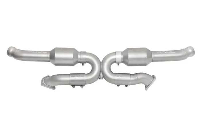 SOUL 94-96.5 Porsche 993 Carrera Sport Cat Converter X-Pipe (94-96.5 w/ Bischoff Flange – OBD1)