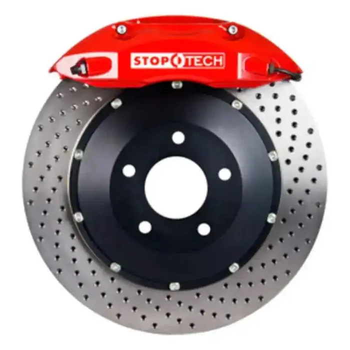 StopTech BBK 00-06 Toyota Tundra/96-02 4Runner ST-40 Red Caliper 355×32 Drilled Front Rotors