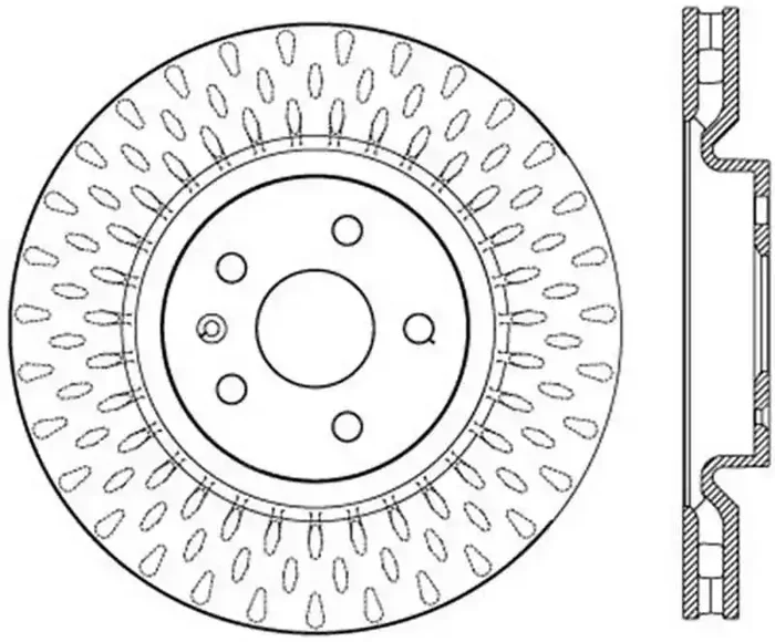 StopTech Slotted & Drilled Sport Brake Rotor