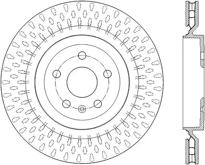 StopTech Slotted & Drilled Sport Brake Rotor