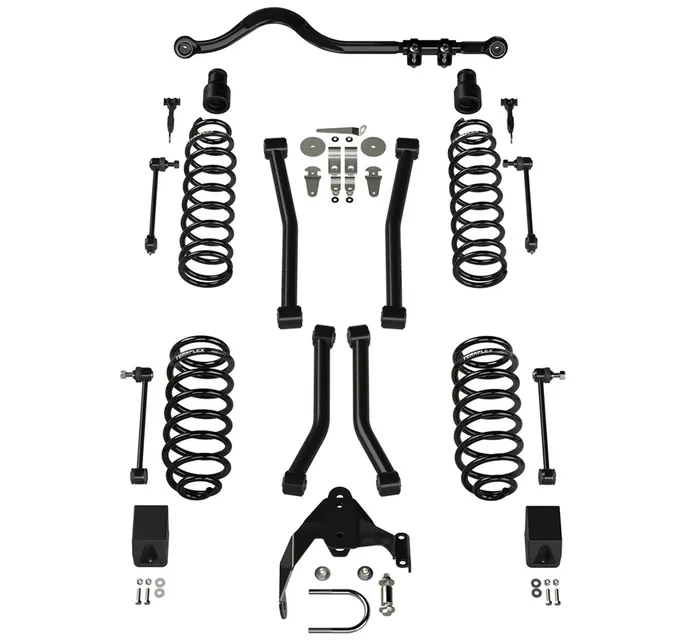 TeraFlex Jeep JK 2dr 3 in. Lift Suspension System w/ 4 Sport Flexarms & Track Bar No Shocks – 1156223