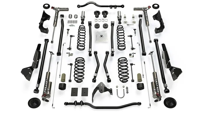 TeraFlex Jeep JKU 4dr Alpine CT4 Suspension System 4 in. Lift w/ Falcon 3.3 Shocks – 1324033