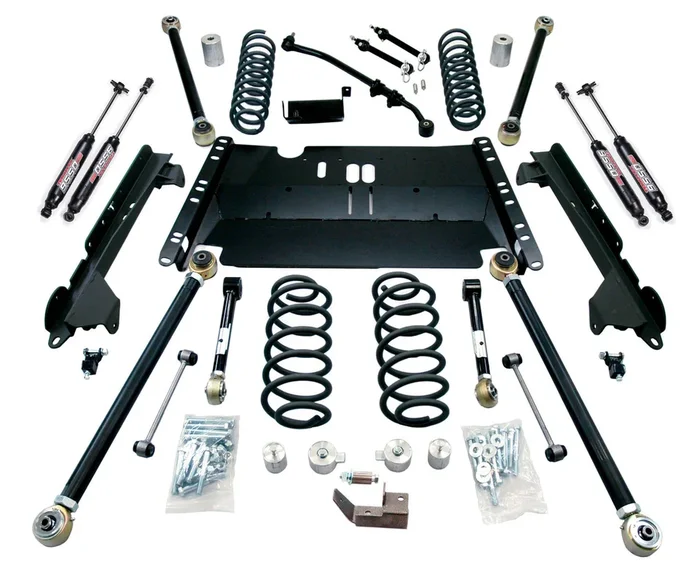 TeraFlex Jeep LJ Unlimited 3 in. Enduro LCG Long Flexarm Suspension System w/ 9550 Shocks – 1249382