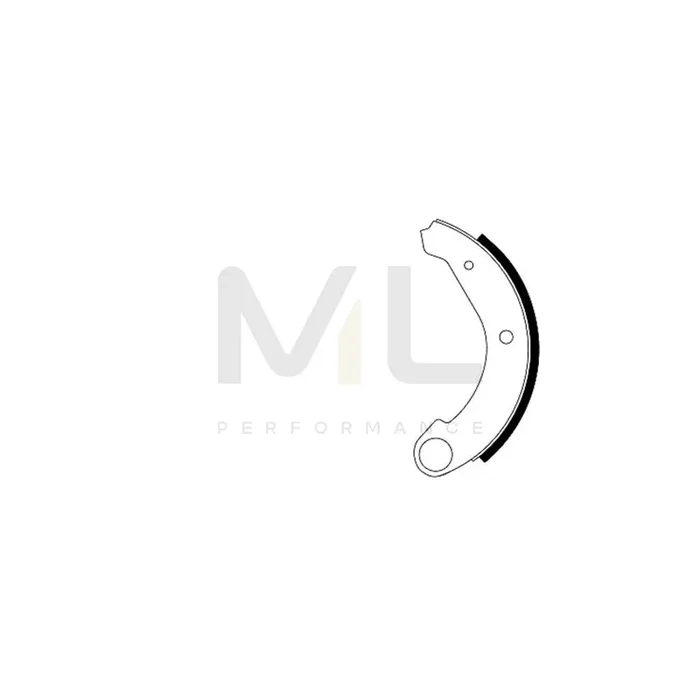 TEXTAR 91000200 Brake Shoe Set without handbrake lever