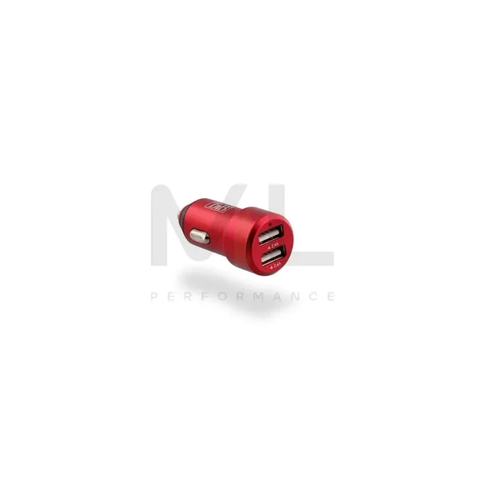 TnB 8691 In-car charger 12, 24V, Number of inlets/outlets 2 USB, Red