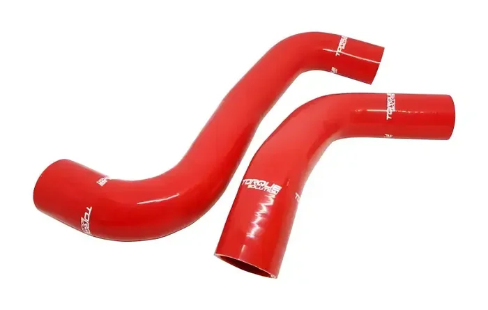 Torque Solution 08-14 Subaru WRX / 08-18 STI / 09-13 Forester XT Silicone Radiator Hose Kit – Red
