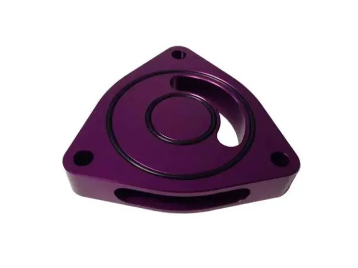 Torque Solution Blow Off BOV Sound Plate (Purple) Hyundai Genesis Coupe 2.0T ALL