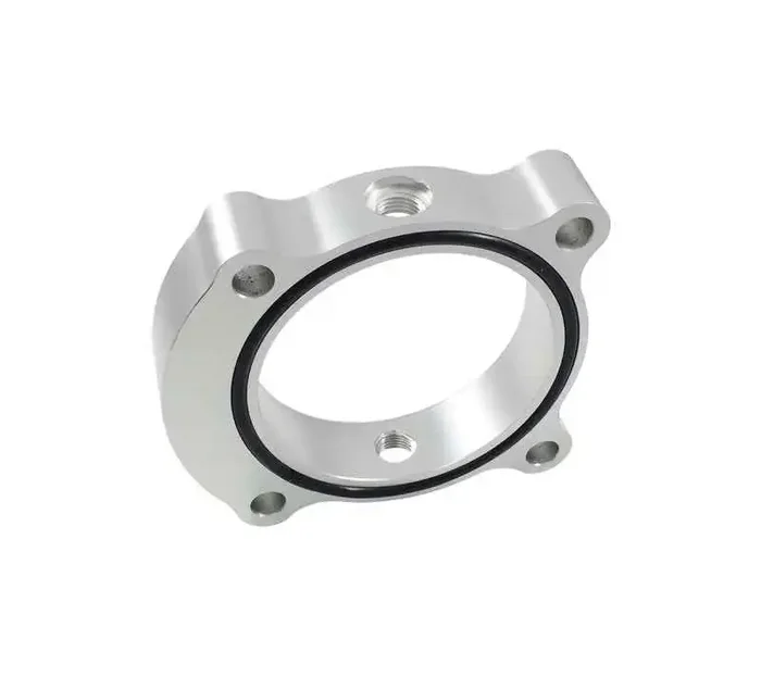 Torque Solution Throttle Body Spacer (Silver) 2013+ Hyundai Genesis Coupe 2.0T