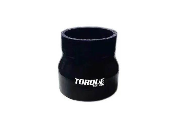 Torque Solution Transition Silicone Coupler 2 inch to 3 inch Black Universal