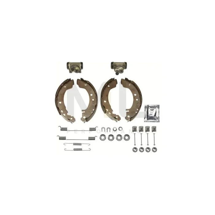 TRW Brake Kit BK1952 Brake Shoe Set for NISSAN PRIMERA with wheel brake cylinder