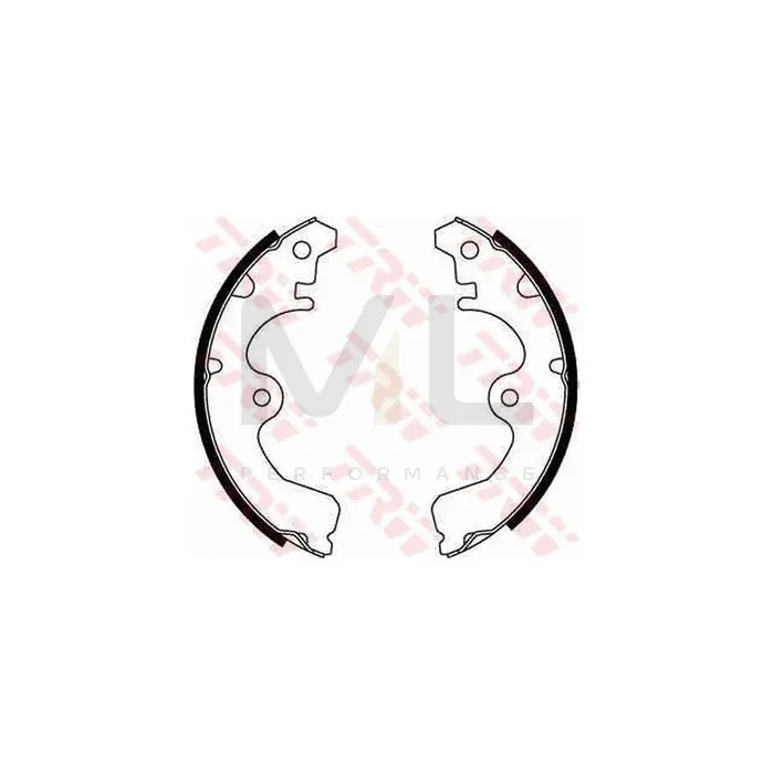 TRW GS8182 Brake Shoe Set for TOYOTA TERCEL