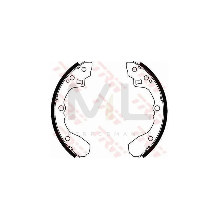 TRW GS8205 Brake Shoe Set for MAZDA 626