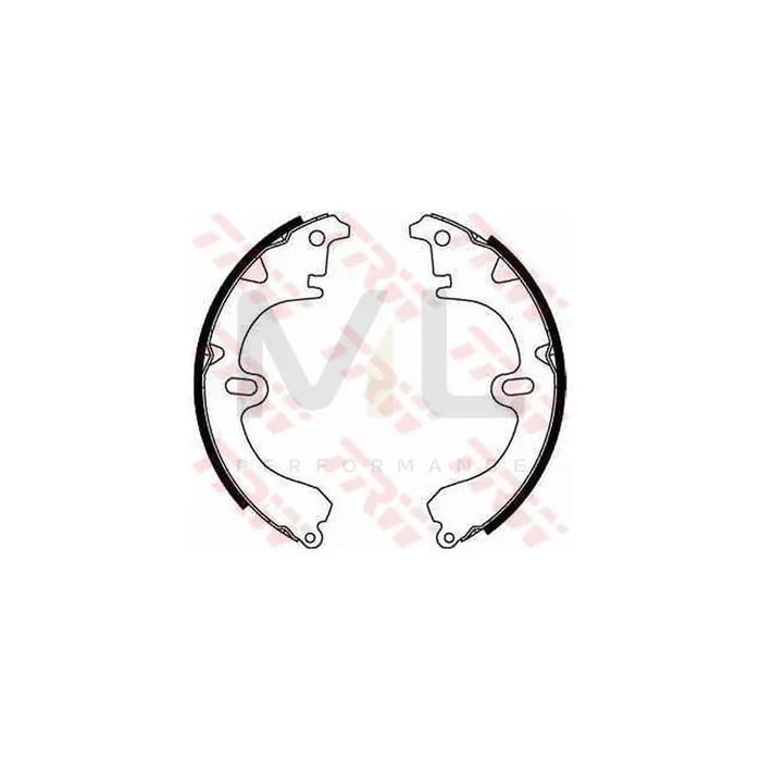 TRW GS8224 Brake Shoe Set
