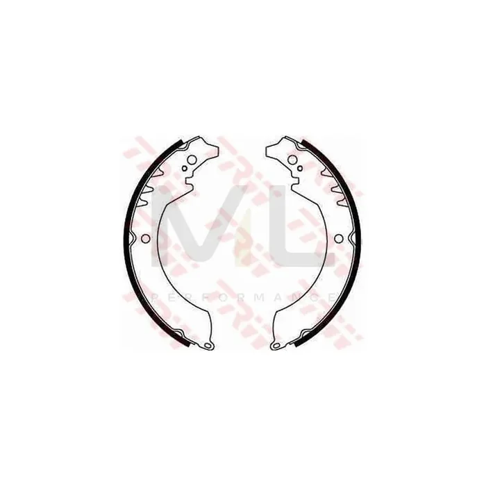 TRW GS8251 Brake Shoe Set