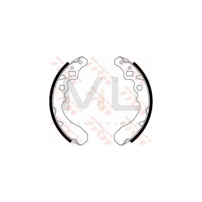 TRW GS8282 Brake Shoe Set