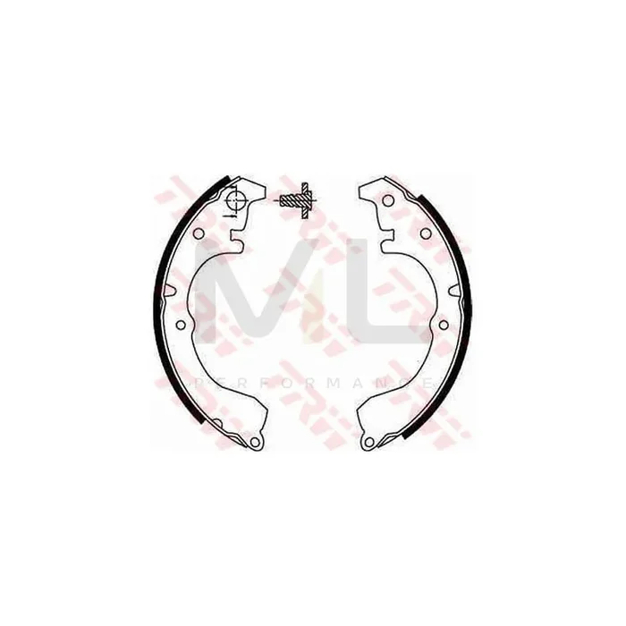 TRW GS8287 Brake Shoe Set