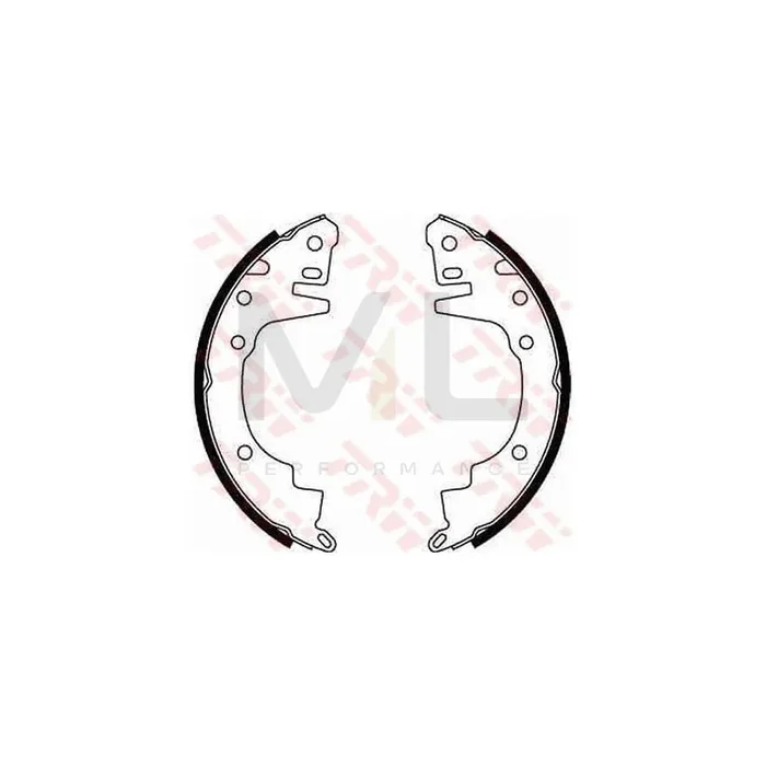 TRW GS8518 Brake Shoe Set