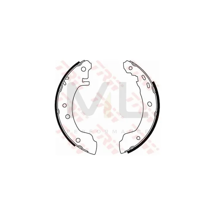 TRW GS8529 Brake Shoe Set for NISSAN PRIMERA