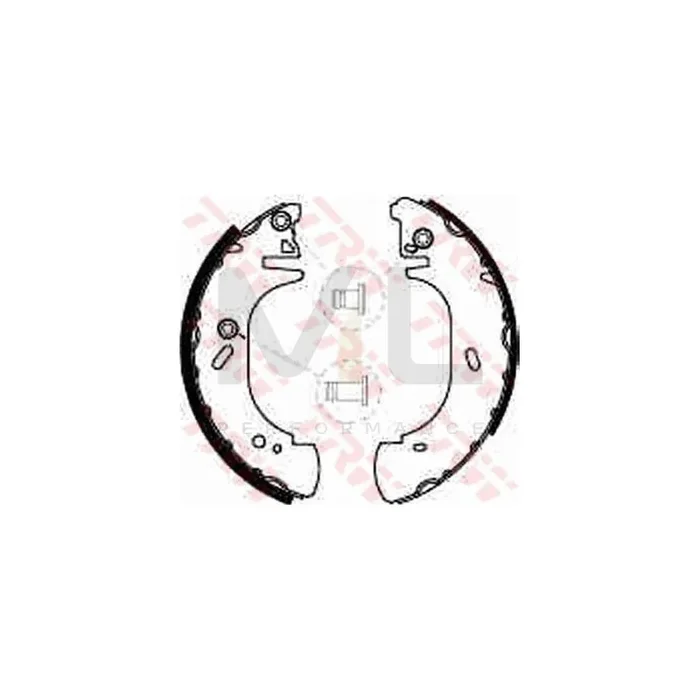 TRW GS8540 Brake Shoe Set for FORD TRANSIT