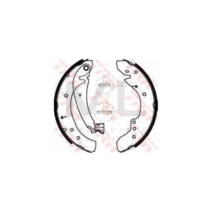 TRW GS8545 Brake Shoe Set