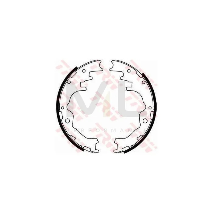 TRW GS8550 Brake Shoe Set