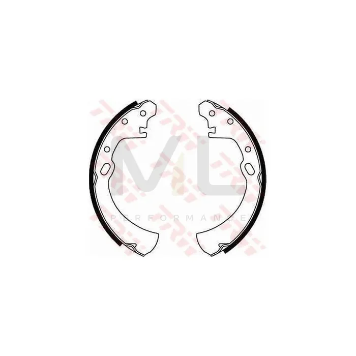 TRW GS8589 Brake Shoe Set for NISSAN Prairie Pro (M11)