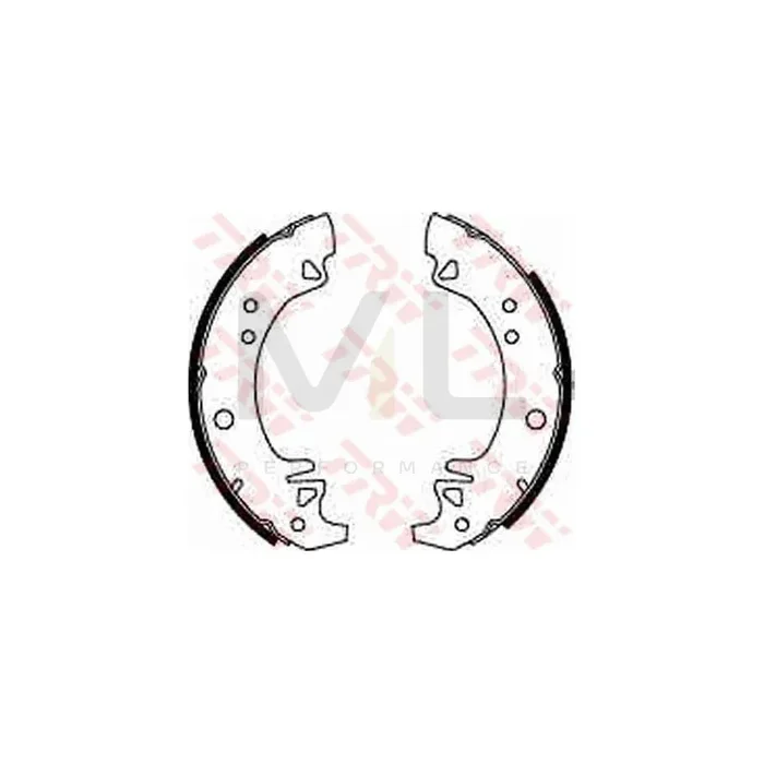TRW GS8628 Brake Shoe Set for