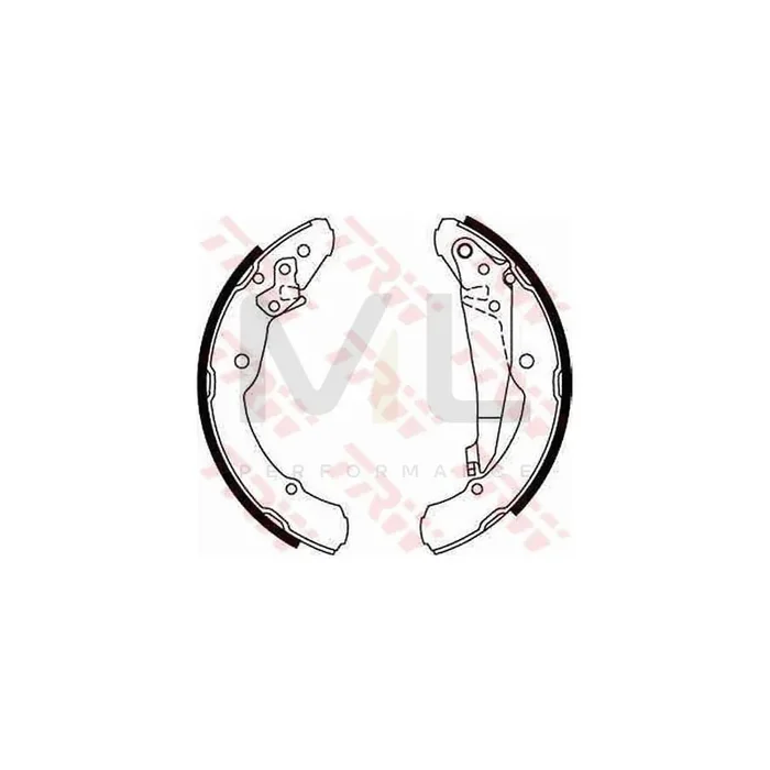 TRW GS8639 Brake Shoe Set